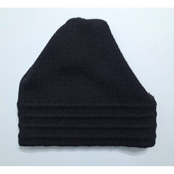 Wool Wigwam Mills Winter Beanie Knit Black Made in USA Ski Gorpcore Vintage - Picture 1 of 4